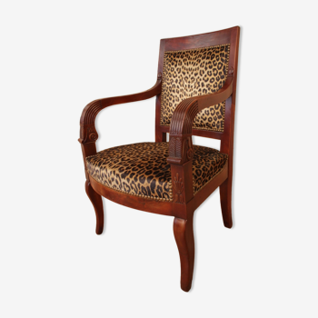 Empire era chair in mahogany