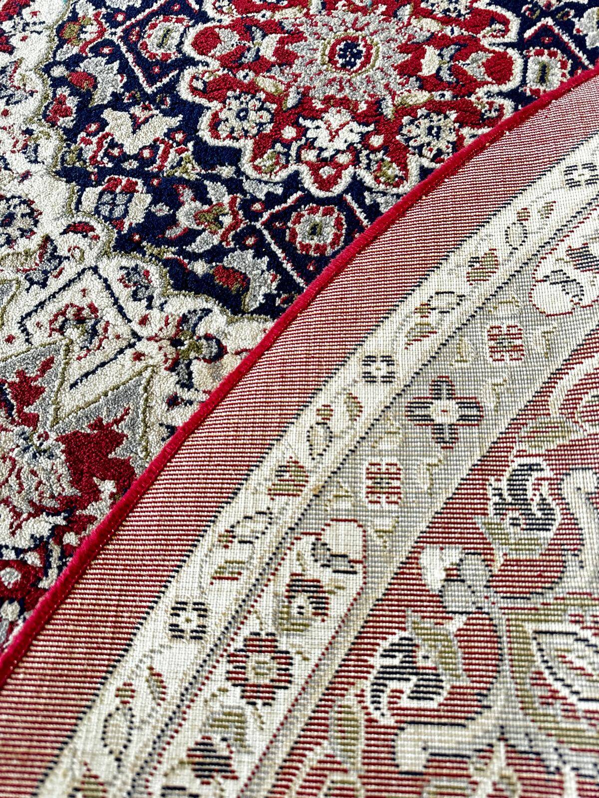 Round oriental wool rug 2m