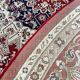 Round oriental wool rug 2m