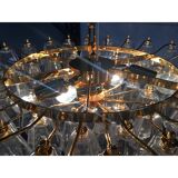 Fume’ “poliedri” murano glass chandelier d60