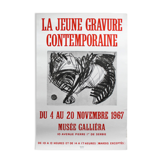 Poster Exhibition The Young Contemporary Engraving 1967