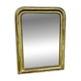 Antique Louis Philippe mirror, slightly demercurized, as is.