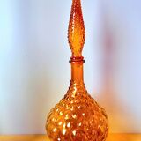 Italian glass bottles Empoli 1970