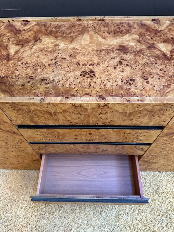 Enfilade Willy Rizzo en loupe d’orme