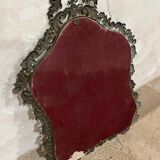 Grand miroir en laiton 1930/40