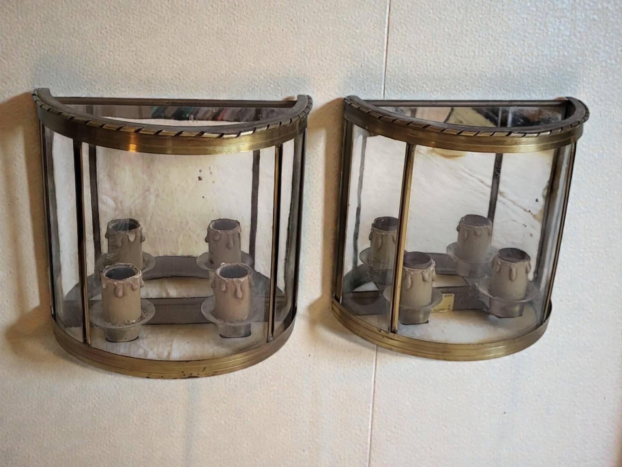 Pair of Napoleon III style wall sconces