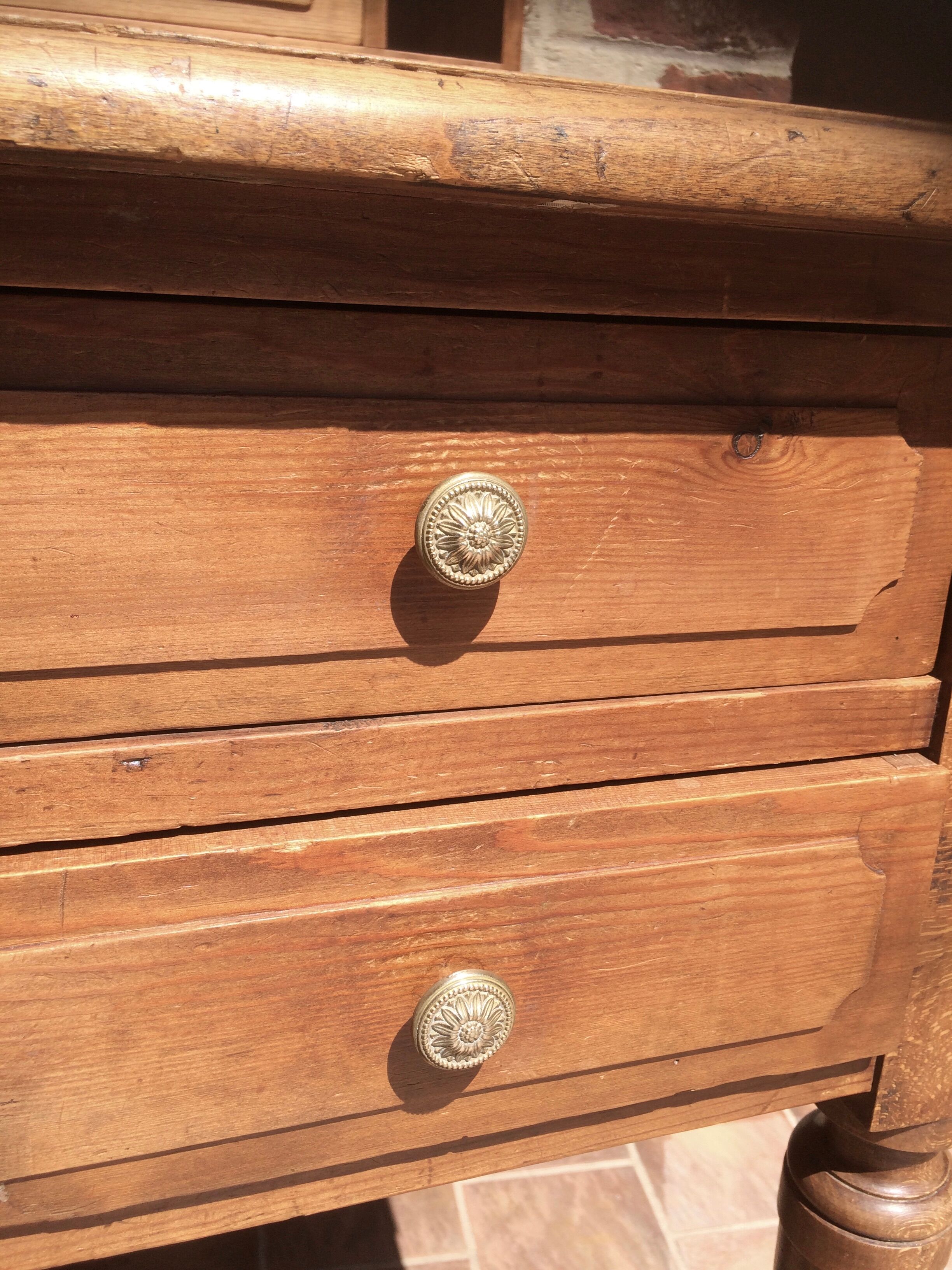 Period office in pitchpin