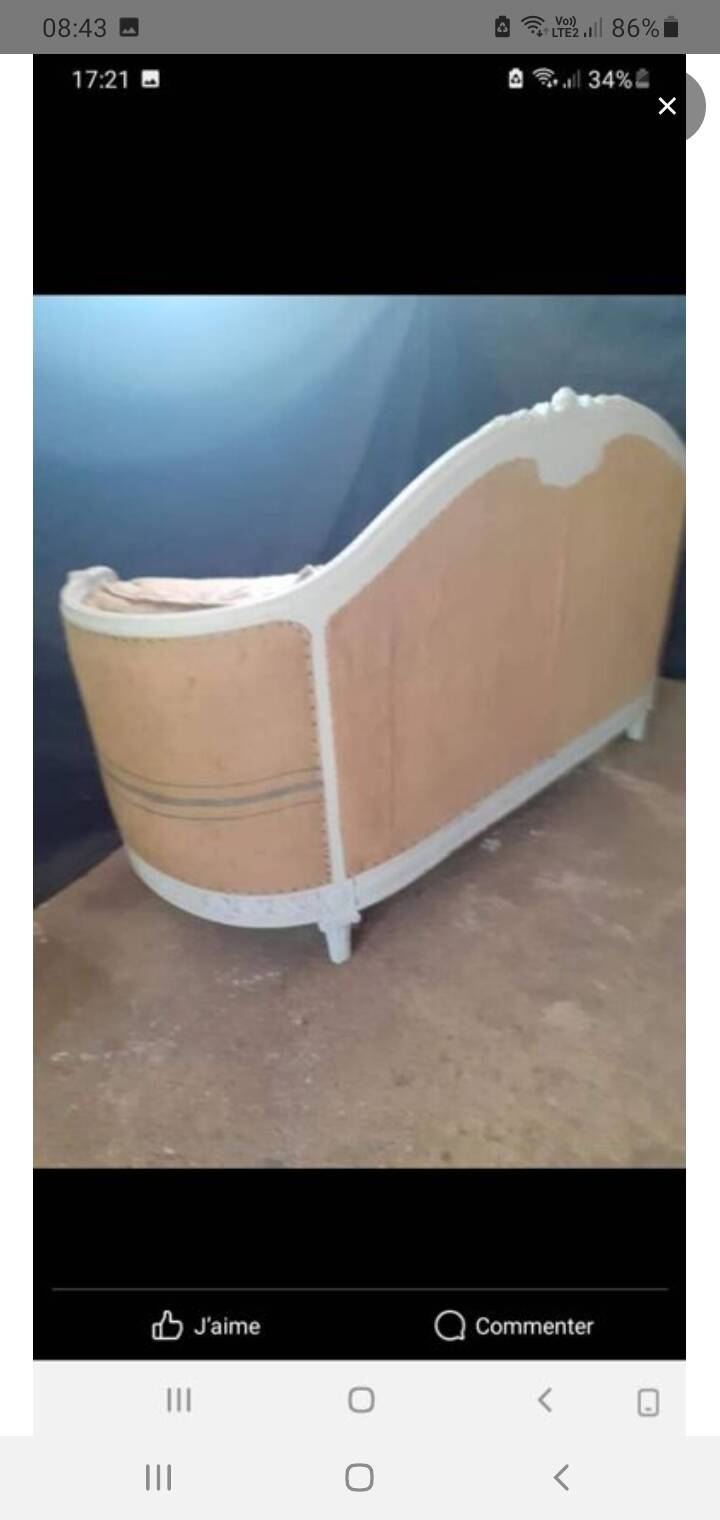 Banquette Style Louis XVI