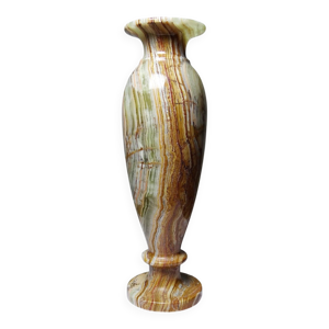 Vase balustre vintage - vert italie