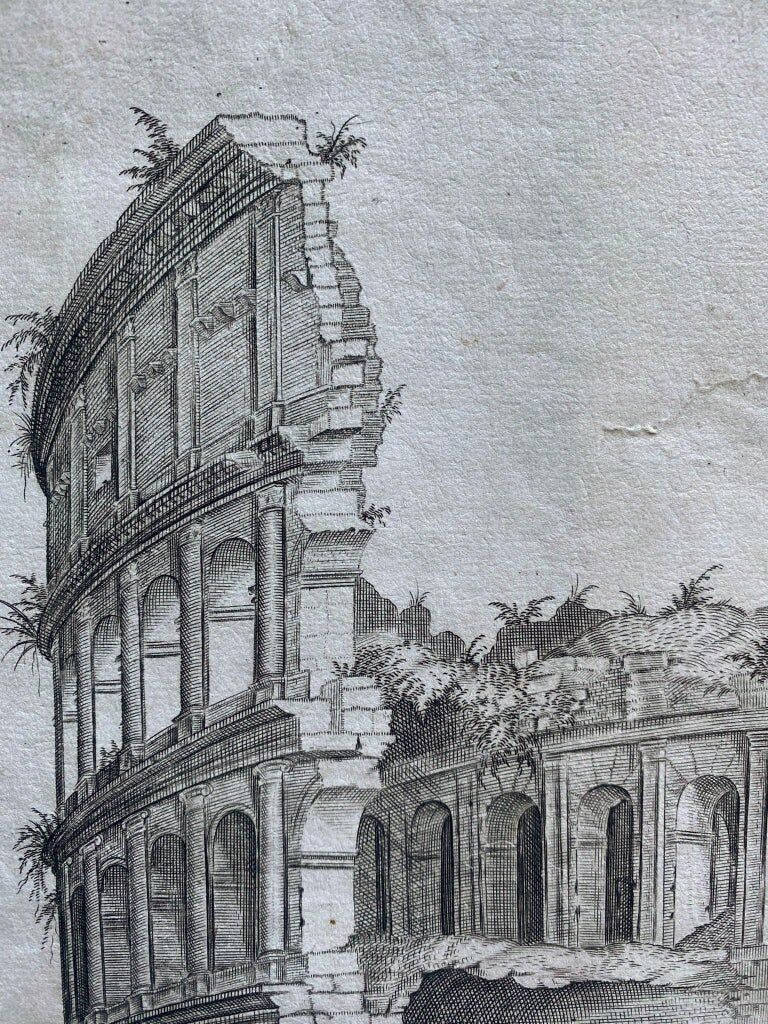 Antoine Lafrery, "Speculun Romanae Magnificen", set of 6 engravings, XVIth