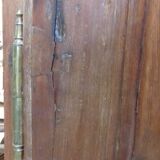 Armoire coloniale bois exotique XlX