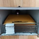 60-year-old metal storage box suspended folders 30x56X20 cm