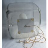 Lampe cube plexiglas viso canada 1990 design philippe lisboa