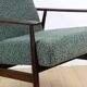 Armchair 'Lis', 1970s green boucle design by Henryk Lis - 2 pieces available