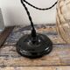 Vintage amber glass pendant light