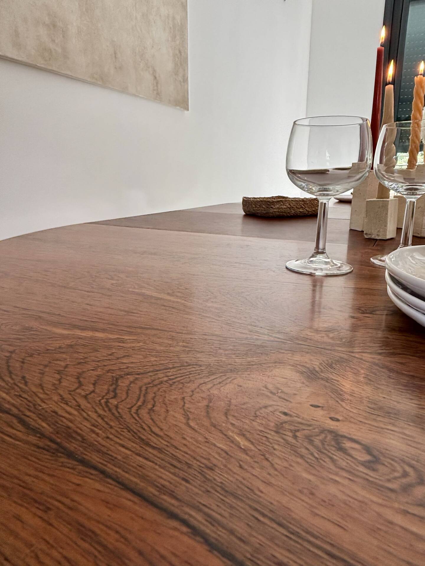 Table à manger vintage scandinave Baumann 