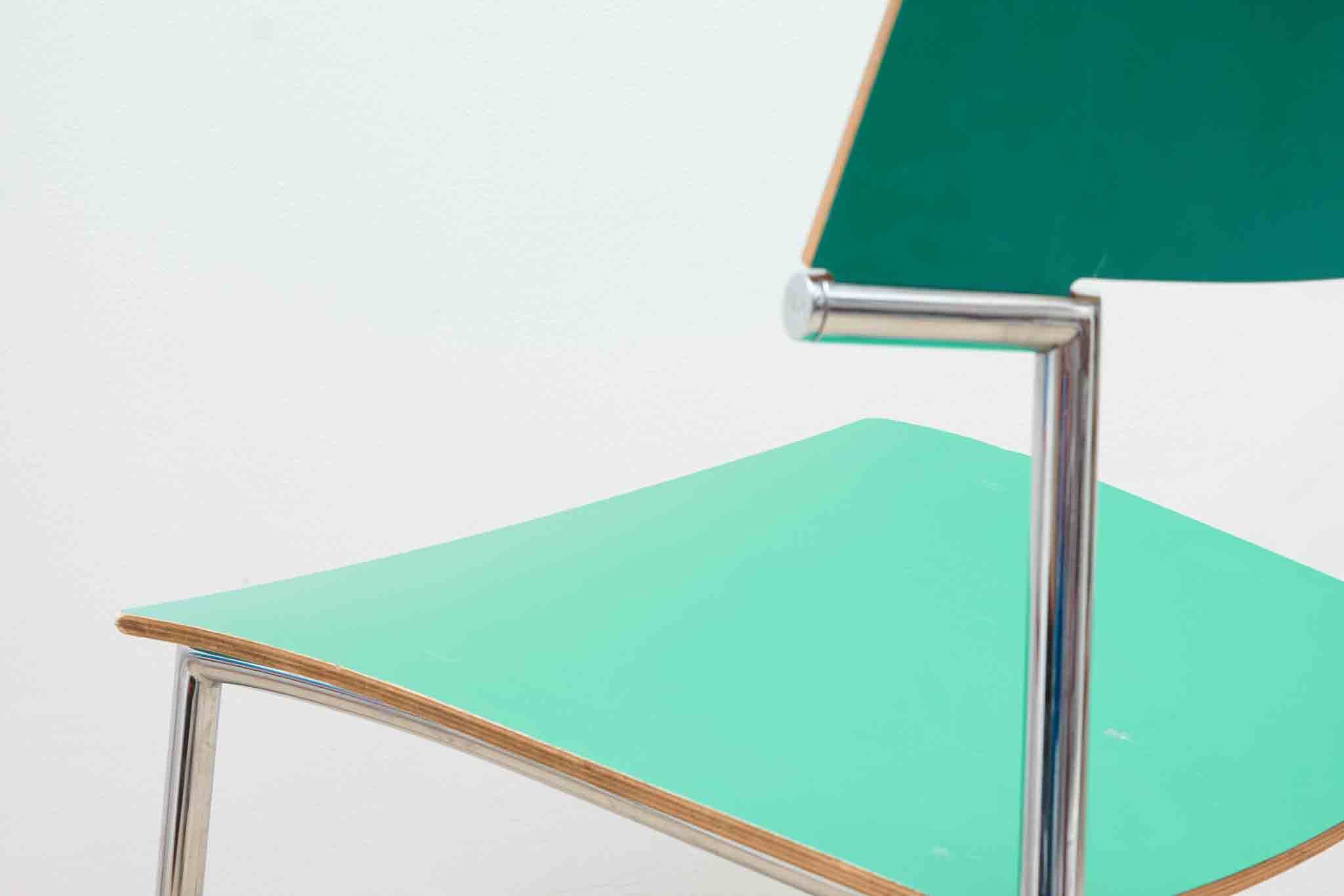 Green chair by Gijs Van der Sluis