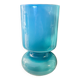 Ikea Lykta lamp in vintage blue glass