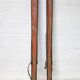 Pair of old wooden skis