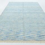 Grand tapis oushak bleu clair 8x11, 244x344cm
