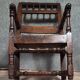 Louis XIII period armchair in solid wood