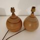 Pair of ceramic bedside lamps