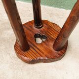Wooden tripod stool