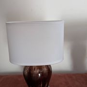 Pair of vintage 70s ceramic bedside lamps – Glazed enamels & e