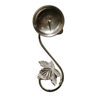 Silver-plated candle holder