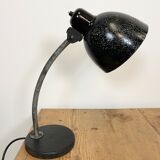 Black industrial table lamp, 1950s
