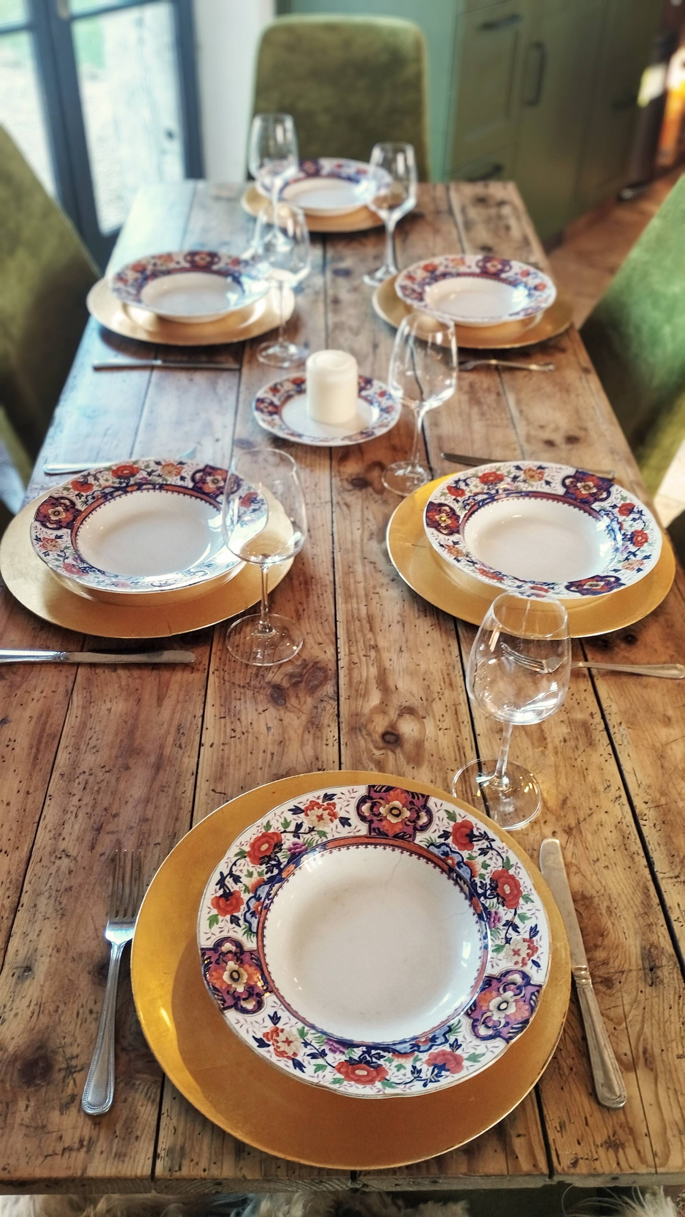 Farmhouse table dating from the end of the 19th century