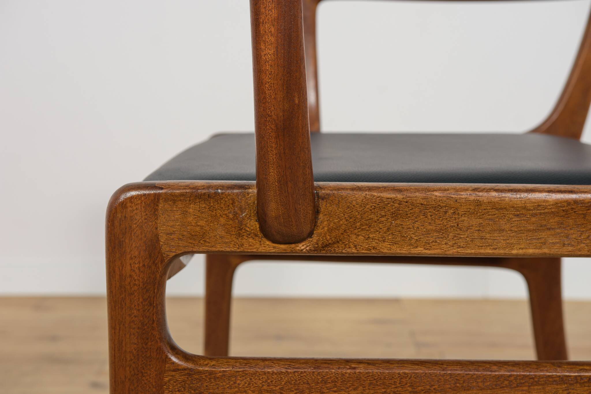 Danish Dining Chairs by Ole Wanscher for Poul Jeppesens Furniture Factory.