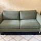 La Redoute interior. Khaki mottled Lomeo convertible sofa.
