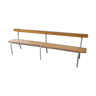 School bench with backrest