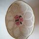 Woven ceramic fruit basket