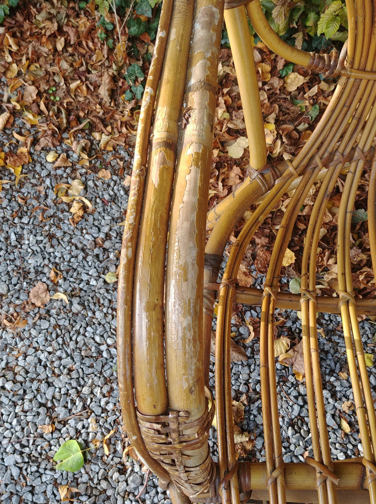 Pair of rattan chairs - 1970