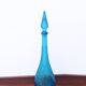 Empoli Diamond Cut Blue Carafe