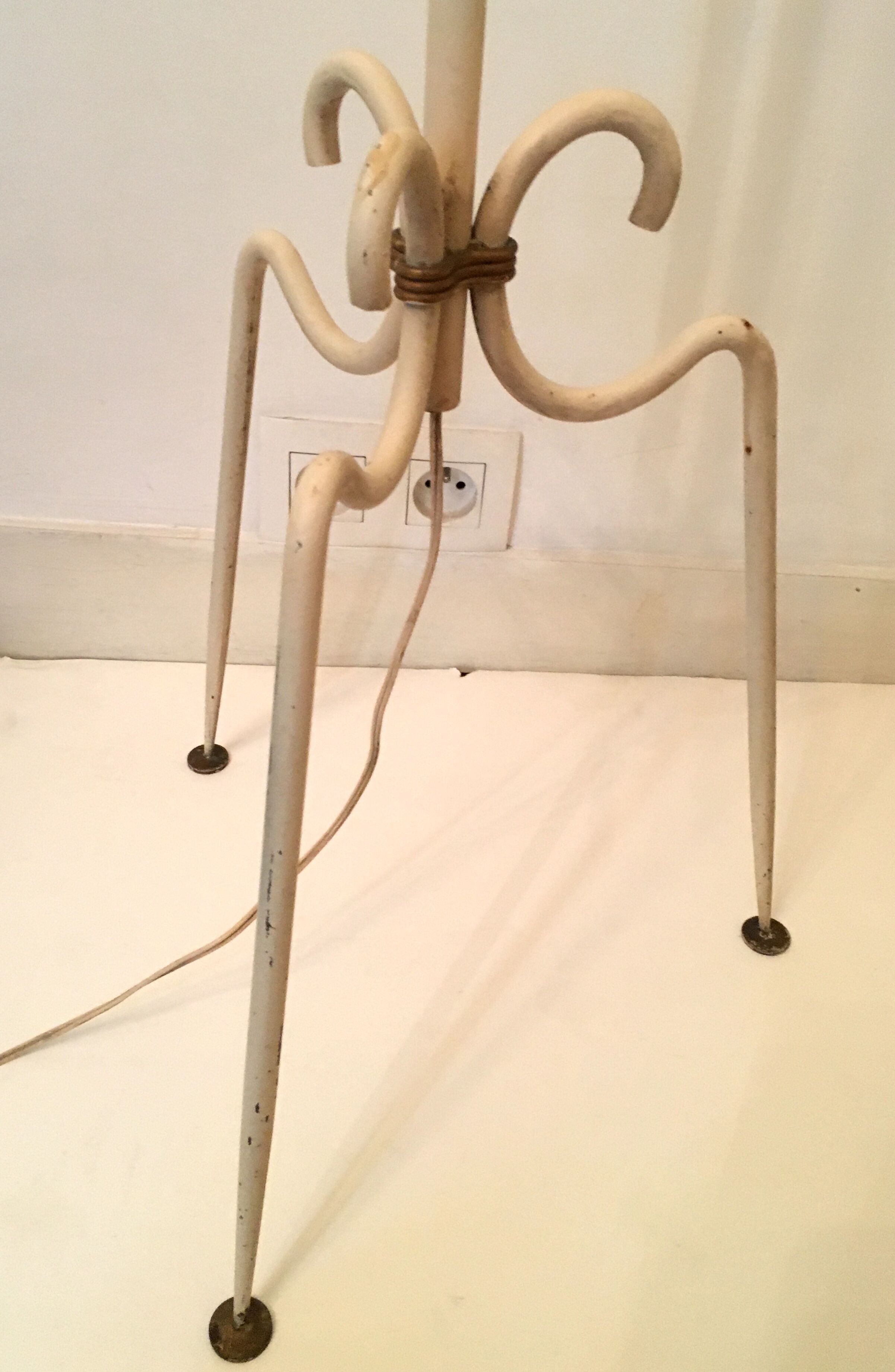 Floor lamp Maison Lunel late 1940's
