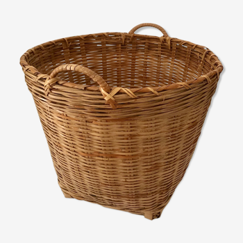 Vintage bamboo basket