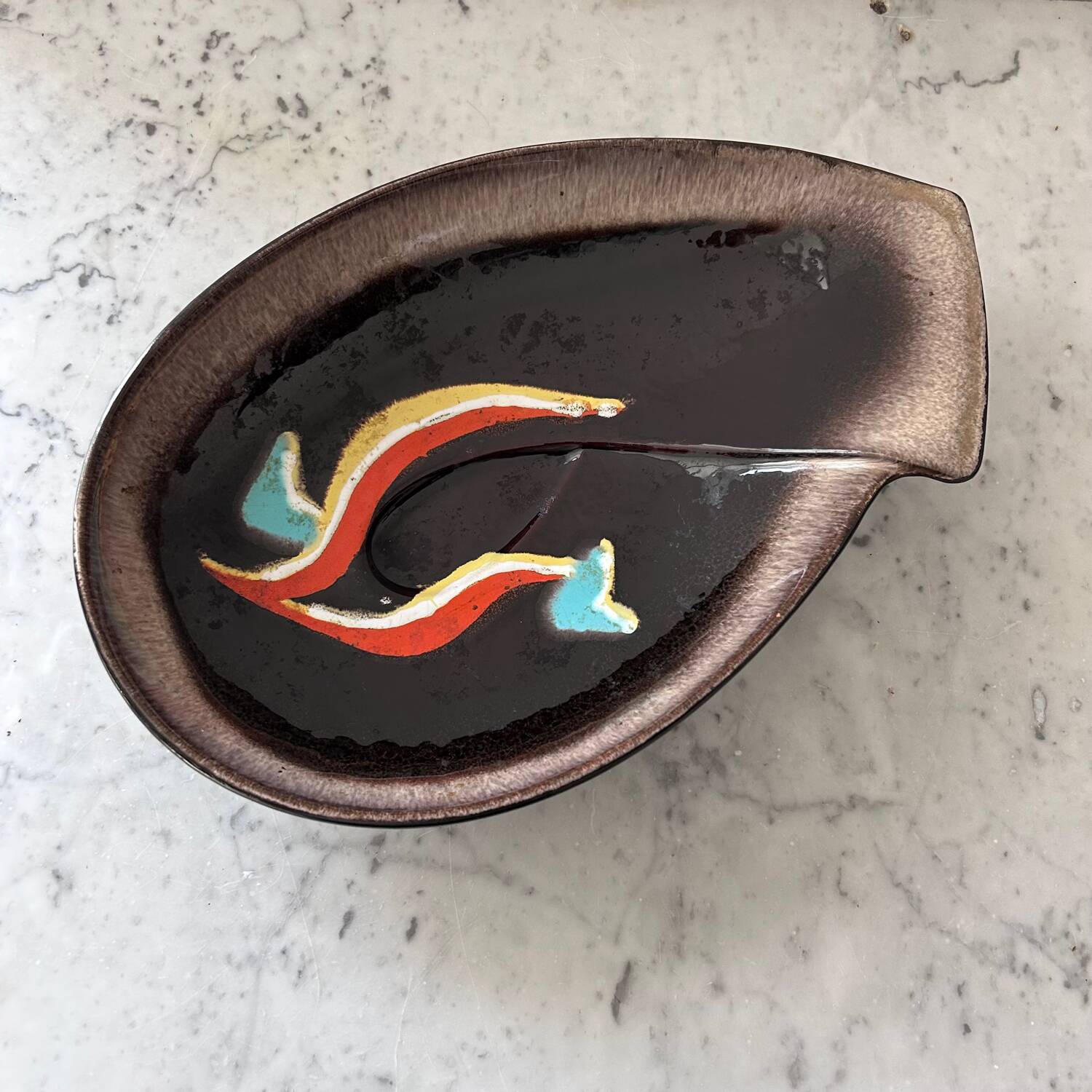 Artist's cup abstract decor