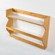 Wall-mounted pine cabinet, Les Arcs 1800, circa 1970