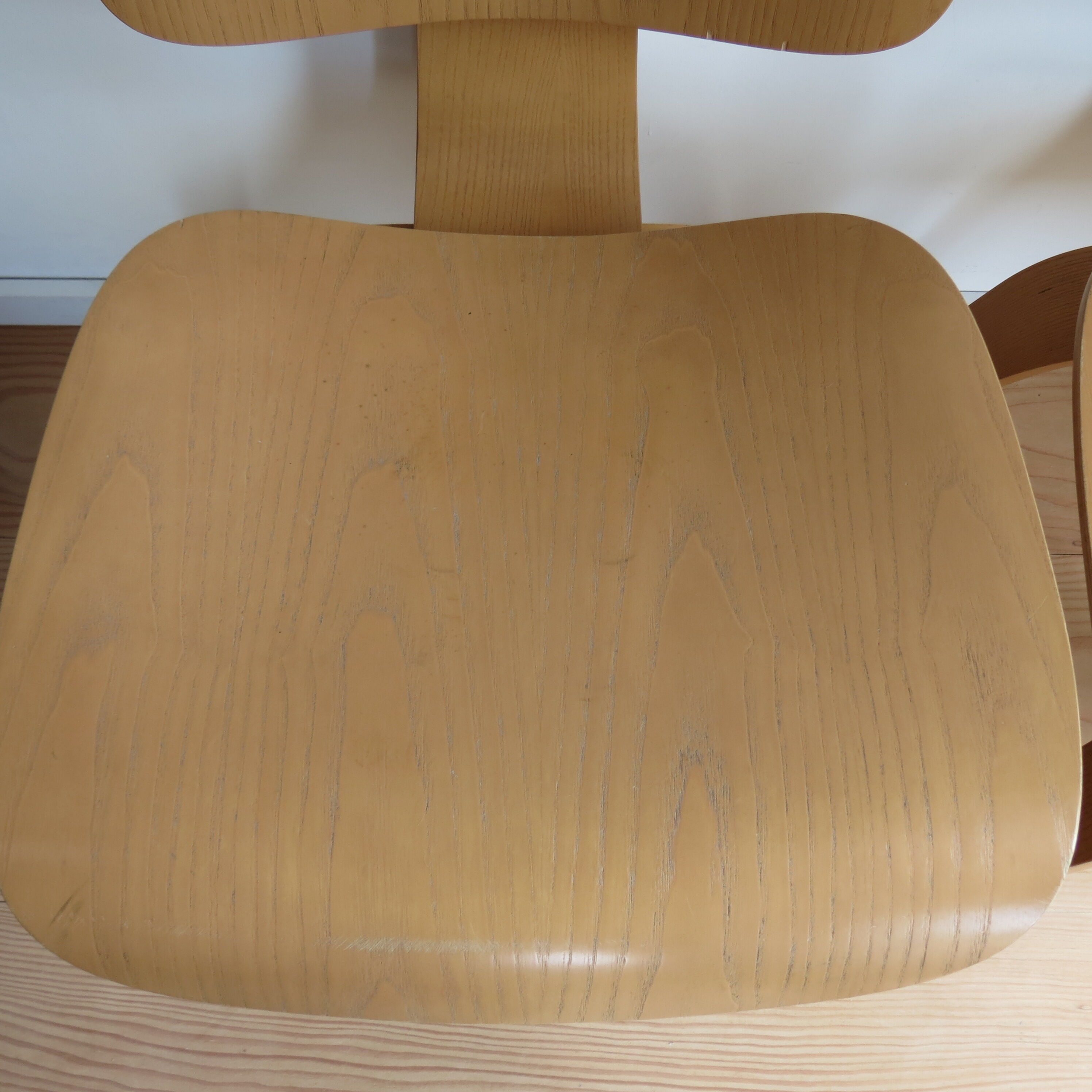 Set Of 4 Dcw Dining Chairs By Charles Eames For Vitra Plywood 1999