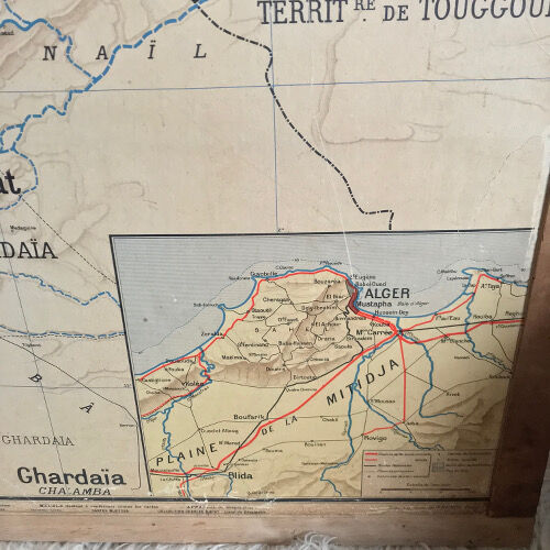Vidal Lablache 42 Algiers School Map