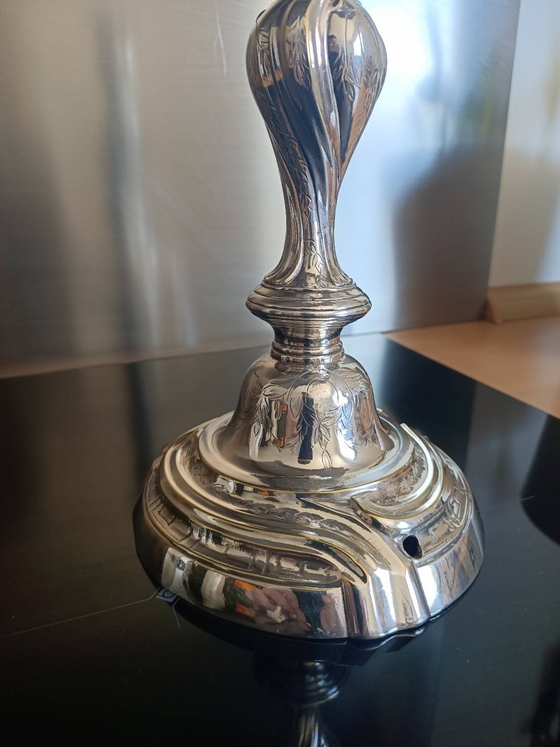 Louis XVIIIth century silver candlestick