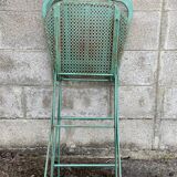 Set of 2 folding garden chairs XIXth