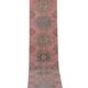 Tapis de couloir turc vintage 79x664 cm