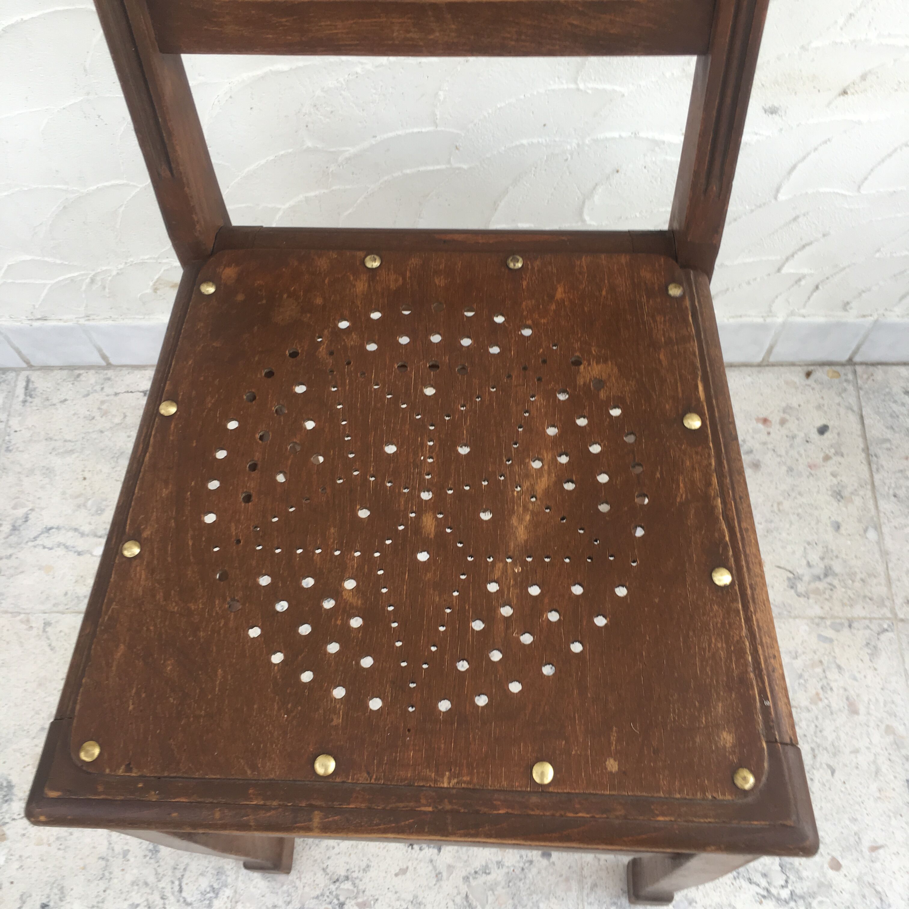 Lot of 6 Bistrot chairs Luterma