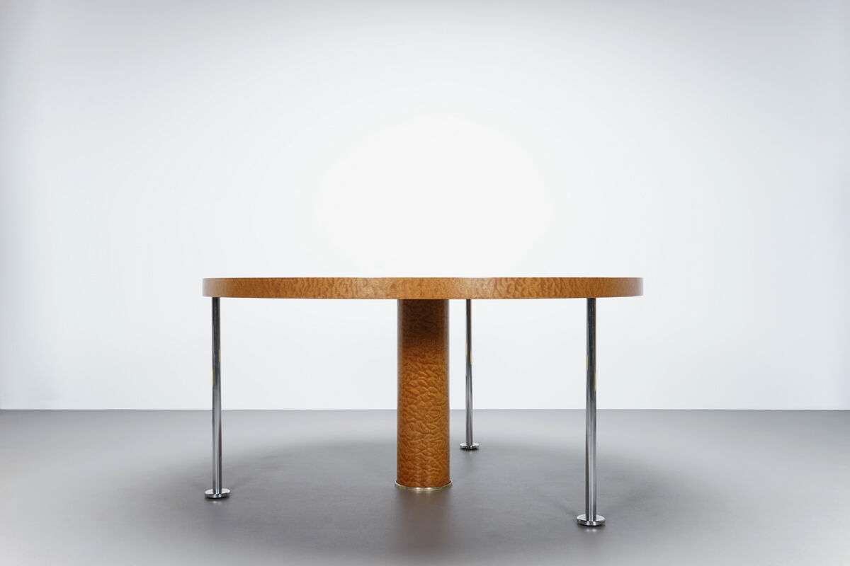 Table Ospite large model of Ettore Sottsass for Zanotta circa 1980