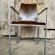 ZOE Armchair Design By Archirivolto LIGNE ROSET Grey Metal + Wood Shell