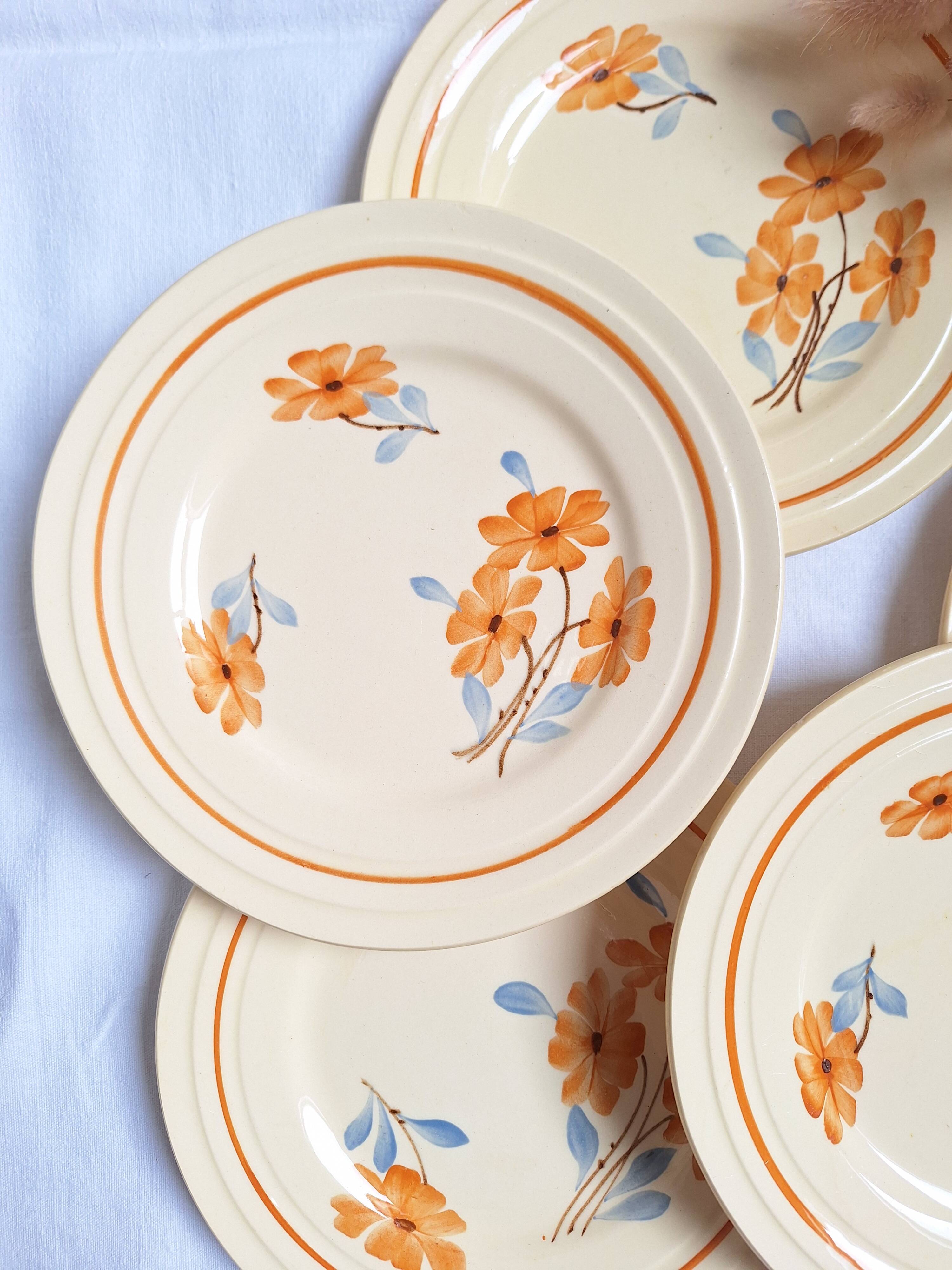 Vintage dessert plates